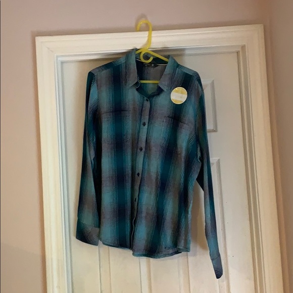 Riders by Lee Tops - Riders by Lee button down plaid shirt.